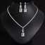 18K Gold Plated Rectangular Zircon Jewelry Set: A Luxurious Choice for Banquets and Brides thumbnail 3