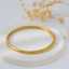 Ins Retro Stainless Steel 18k Gold Polished Classic Fashion Jewelry Gold Bracelet for Women thumbnail 3