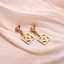 Asian-style Antioxidant Drooping Women's Gift Four-leaf Gold-plated Fashion Long Popular Jewelry Earrings thumbnail 2