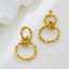 Stainless steel earrings, Chinese jewelry, women's long twisted fashion jewelry earrings thumbnail 3