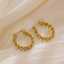 Diamond vintage custom gold-plated crystal designer Korean women's fashion jewelry earrings thumbnail 1