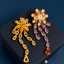 Lonceen Dazzling Multi-Color Zircon Tassel Earrings thumbnail 3