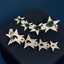 Lonceen Regal Star & Emerald Zircon Drop Earrings thumbnail 2