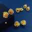 Lonceen Playful Poker Motif Zircon & Pearl Clip-On Earrings thumbnail 2