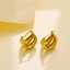 Premium fashion jewelry earrings: vintage 18k gold-plated, luxurious women's stainless steel earrings thumbnail 2