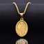 Pendentif Vierge Marie en or 18 carats, très populaire sur TikTok - Bijoux en or pour hommes en gros thumbnail 2