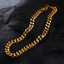 Collier cubain en acier inoxydable et or 18 carats pour homme thumbnail 2
