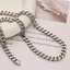 Collier pour homme tendance en acier inoxydable plaqué or 18 carats, style cubain, avec chaîne à maillons, en gros thumbnail 2