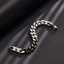 Chaîne cubaine en acier inoxydable, plaquée argent, noire, style rétro, bijou hip-hop sur mesure, bracelet pour homme thumbnail 3