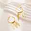 Luxurious Design Leaf 18K Gold Plated Wholesale Stainless Steel Earrings, Women's Fashion Accessories Earrings thumbnail 1