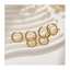 Wholesale luxury circle multiple size design hoop 18k gold-plated stainless steel women's fashion jewelry earrings thumbnail 2
