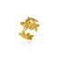 Adjustable Gold Flower Stainless Steel Ring for Women thumbnail 2