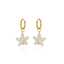 Gold Stainless Steel Starfish Earrings for Women by Lonceen thumbnail 2
