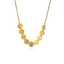 Gold Stainless Steel Disc Necklace for Women thumbnail 3