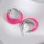 Boucles d'oreilles Lonceen Barbie roses en acier inoxydable pour femmes thumbnail 1