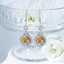Boucles d'oreilles Lonceen Aquarius en acier inoxydable avec perle thumbnail 1