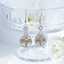 Boucles d'oreilles Lonceen en acier inoxydable avec perle de zirconium thumbnail 1