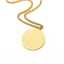 Muslim Religious 18K Gold Plated/Silver Plated Stainless Steel Allah Coin Pendant Necklace thumbnail 3