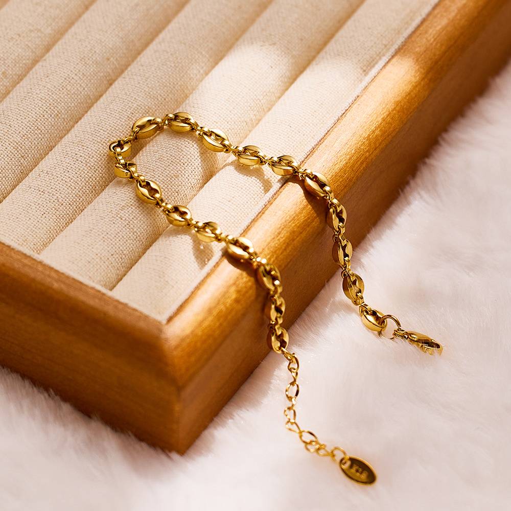 Wholesale Stainless Steel Elegant Jewelry, Women's Fashion Chain Bracelet