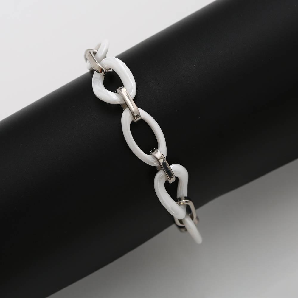 Bracelet pour homme en acier inoxydable de haute qualité, style cubain, bijou tendance.