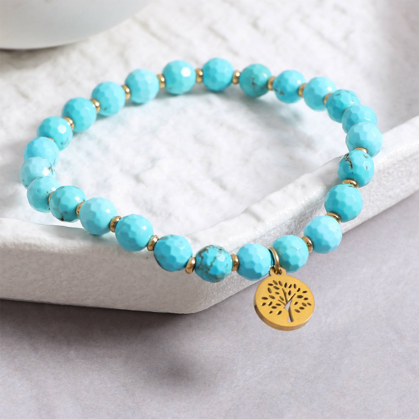 Stainless Steel Amethyst Bracelet Wholesale