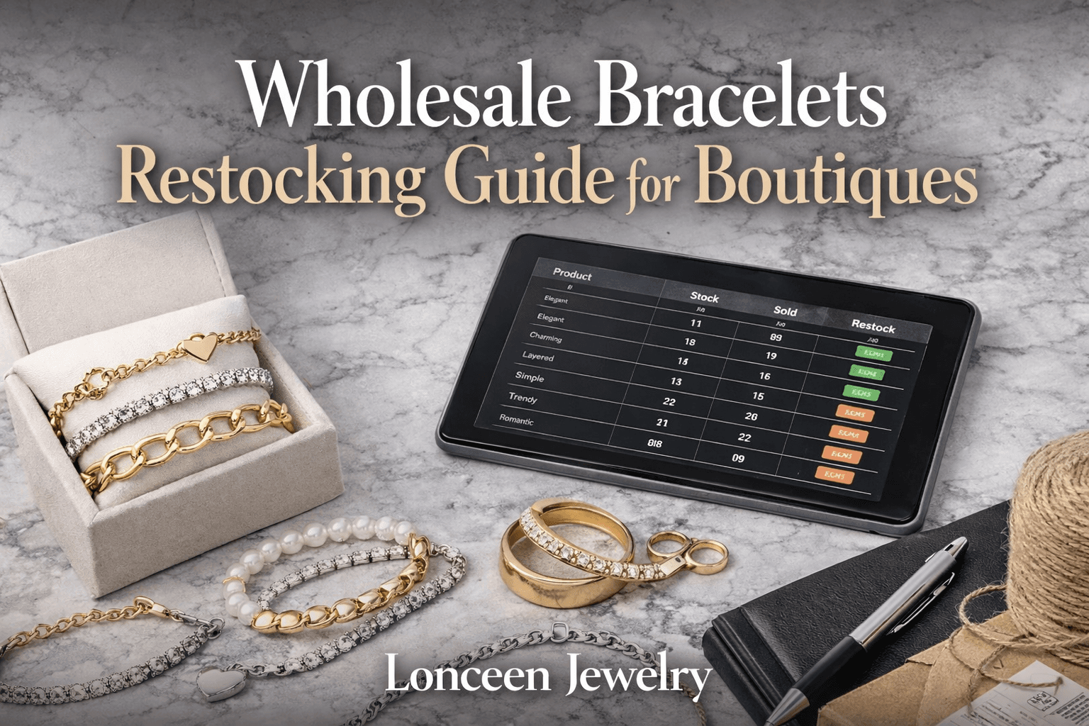 Wholesale Bracelet Restocking Strategies for Boutique Jewelry Stores