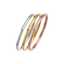 Explore the elegance of stainless steel bracelets in three stunning colors. thumbnail 1