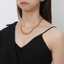 Stainless steel Cuban chain necklace plated with 18K gold: Top-tier luxury clavicle chain! thumbnail 2