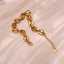 Coffee Bean Gift Girl Fashion High-Grade 18K Gold-Plated Jewelry Chain Bracelet thumbnail 2