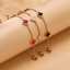 Lonceen Adjustable Clover Charm Bracelet - Trendy Enamel Crystal Jewelry Gift thumbnail 1