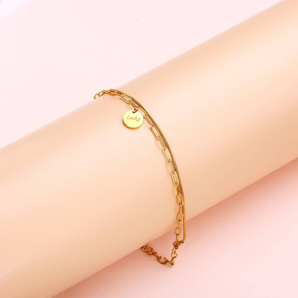 Stainless steel jewelry bracelet, women's charming jewelry, fashion