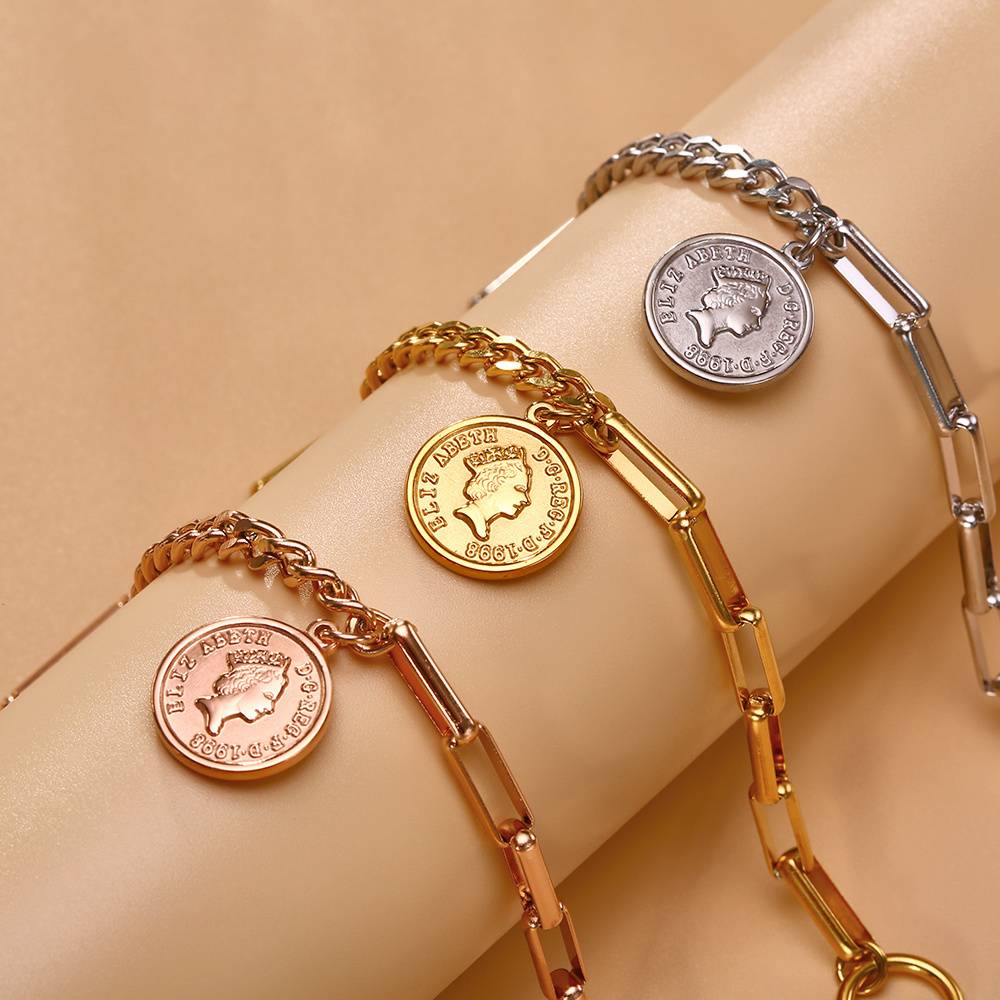 Mayor's Fashionable Jewelry Chain Bracelet Made of Non-oxidizing Stainless Stee