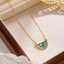 18k gold-plated new women's shell design pendant custom fashion jewelry necklace thumbnail 2