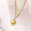 Classic fashion stainless steel heart design necklace, unisex, wholesale thumbnail 3