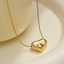 Fashion 18k Gold Plated Irregular Design Pendant Women's Stainless Steel Charm Chain Fashion Jewelry Necklace thumbnail 1