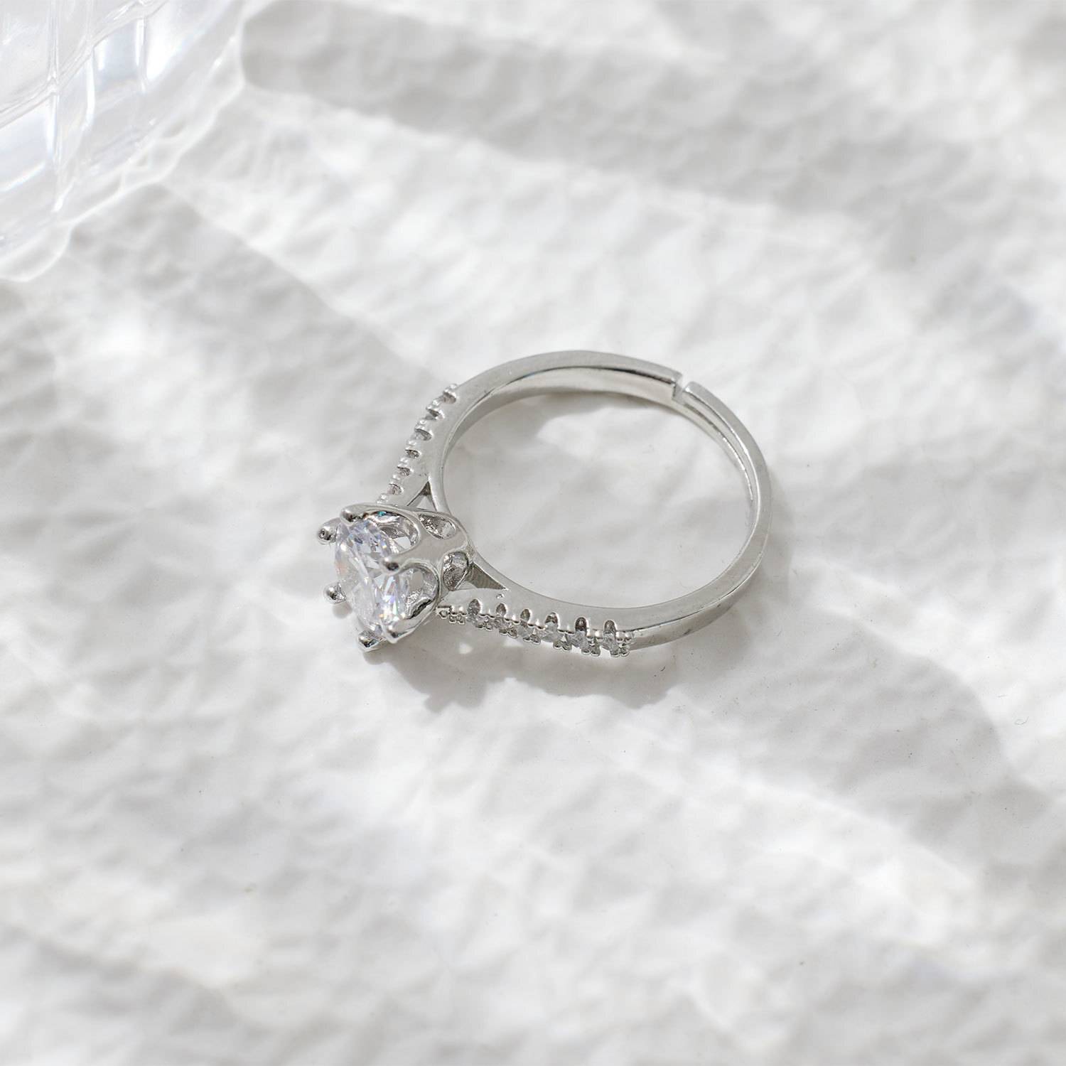 Female mayor, Western bride accessories, wedding ring, silver, women's fashion jewelry ring