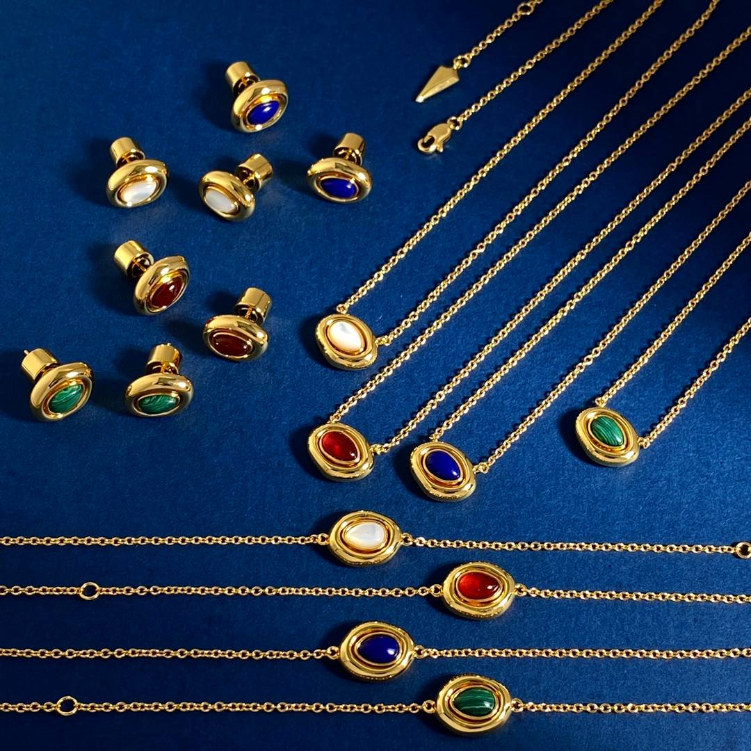 Lonceen Luminous Gemstone Pendant Necklaces