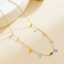 Gold Plated Shiny Colorful Zircon Chain Choker Stainless Steel Wholesale Fashion Jewelry Necklace thumbnail 1